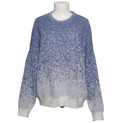 Pull-over (Bleu, Blanc) de Saint Tropez Acrylique, Laine d'alpaga, Polyamide, Polyester