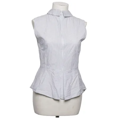 Top (White, Blue) from OVS Cotton, Elastane, Polyamide