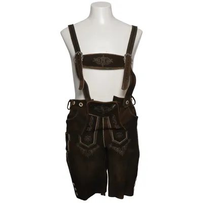 Pantalon en cuir traditionnel (Marron) de Country Maddox Cuir