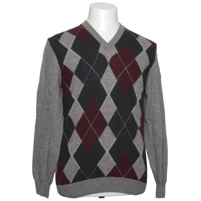 Pullover (Gray, Red, White) from Marz Classic Wool