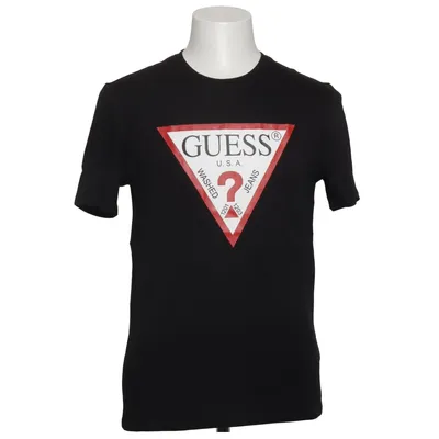 T-shirt (Sort, Flerfarvet) fra Guess Bomuld
