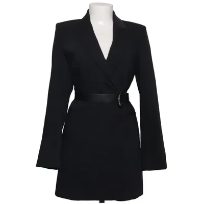 Jas (Zwart) van Mango Polyester, Polyurethaan