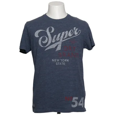 T-shirt (Blue) from Superdry Cotton, Polyester