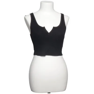 Crop top (Sort) fra TNA Bomuld, Polyester