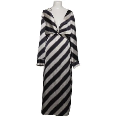Omlottklänning (Svart, Vit) från H&M Modern Classic Polyester