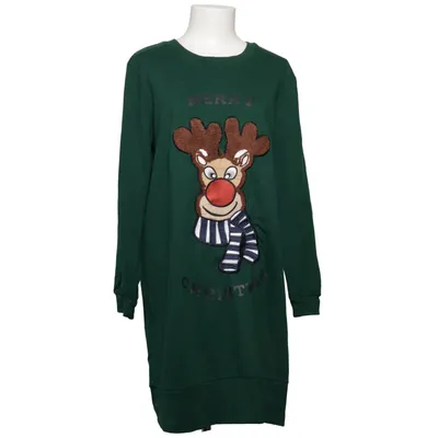Julesweater (Grøn, Rød, Blå, Hvid) fra Merry Christmas Bomuld, Polyester