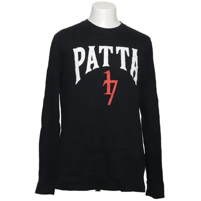 Lange mouwen shirt (Zwart, Rood, Wit) van Patta Katoen