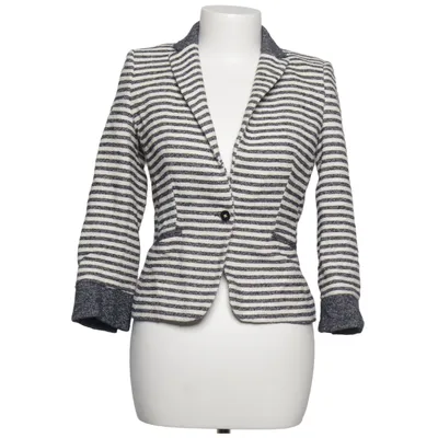 Blazer (Blå, Hvid) fra Zara Trafaluc Collection Acetat, Bomuld, Polyester