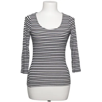 Langærmet t-shirt (Sort, Hvid) fra Reserved YFL Elastan, Viscose