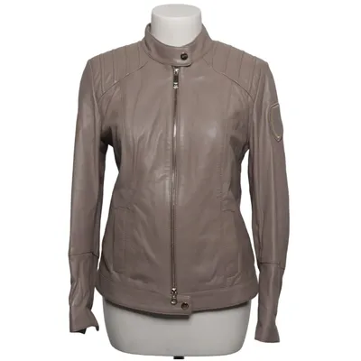 Lederjacke (Beige) von Jette Leder, Polyester