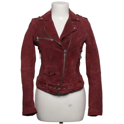 Bikerjacka (Röd) från Review Skinn, Polyester