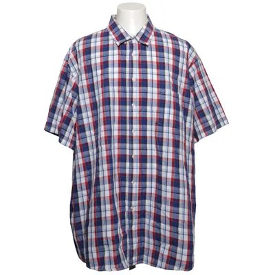 Short sleeve shirt (Blue, Red, White) from Brax Cotton