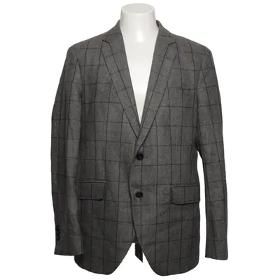 Blazer (Gray) from Hackett London Cupro, Viscose, Wool