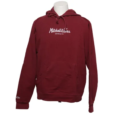Huvtröja (Röd) från Mitchell & Ness Bomull, Elastan, Polyester