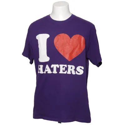 T-shirt (Lila, Röd, Vit) från Gildan Bomull