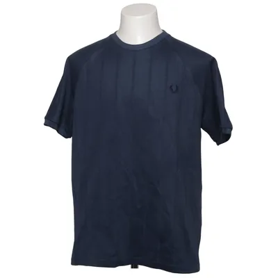 T-shirt (Blauw) van Fred Perry Katoen, Gerecycled polyester