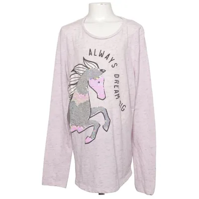 Langærmet t-shirt (Pink) fra Here + There by C&A Bomuld, Polyester