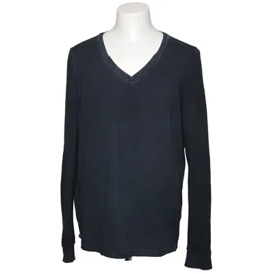 Henley shirt (Blauw) van Cast Iron