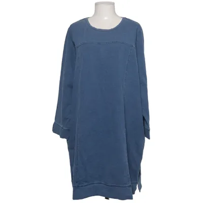 Jurk (Blauw) van Woolovers Katoen, Elastaan