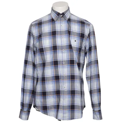 Buttondown-skjorta (Blå, Vit, Grå) från Purificacion Garcia Bomull