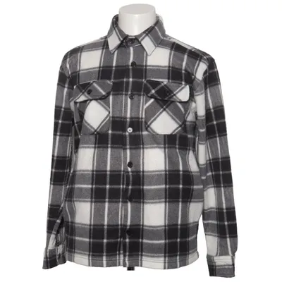 Flannel shirt (Black, White) from Infinity Man Polyester