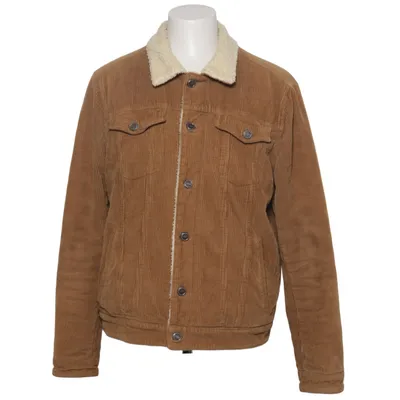 Shearlingjacka (Brun, Beige) från FSBN Bomull, Polyester