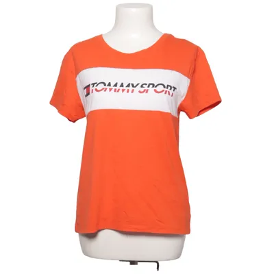 T-shirt (Orange, White) from Tommy Sport Cotton, Polyester
