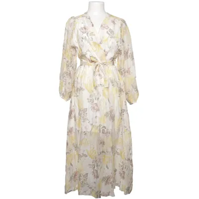 Maxi jurk (Geel, Wit, Meerkleurig) van Amore Polyester, Tencel