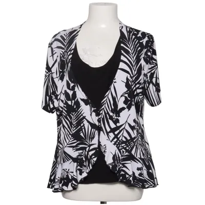 Top (Black, White) from Bassini Elastane, Polyester