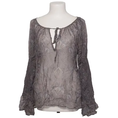 Bluse (Grå, Blå, Beige) fra Zara Woman