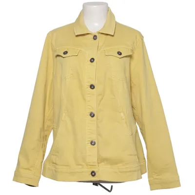 Denim jacket (Yellow) from Gina Laura Cotton, Elastane, Polyester