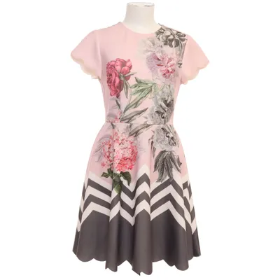 Dress (Pink, Multicolored) from Ted Baker Elastane, Polyester