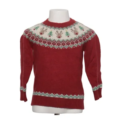 Jultröja (Röd, Flerfärgad) från Jojo Maman Bébé Kashmir, Nylon, Återvunnen polyester, Viskos, Ull