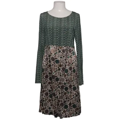 Dress (Green, Brown, Multicolored) from Maliparmi Elastane, Silk, Viscose
