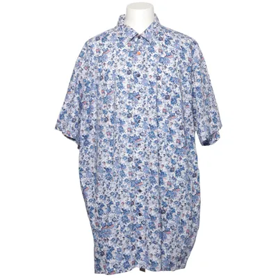 Short sleeve shirt (White, Blue, Multicolored) from Tom Rusborg Cotton