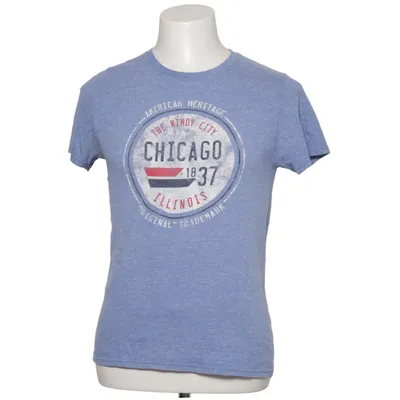 T-shirt (Bleu) de Delta Coton, Polyester