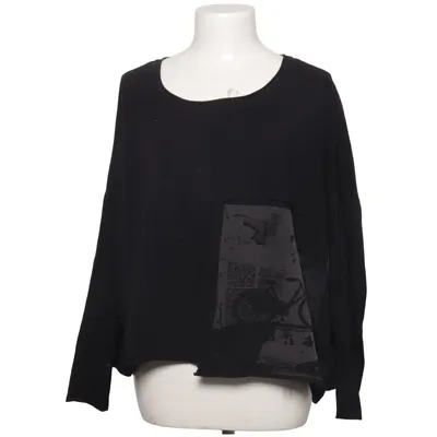 T-shirt à manches longues (Noir) de Elli Coton, Élasthane
