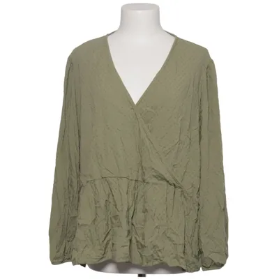 Wrap blouse (Green) from Clockhouse Viscose