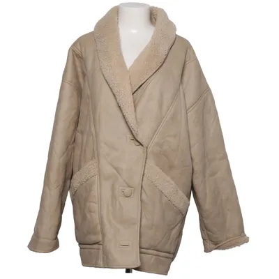 Shearling jas (Beige) van My Essential Wardrobe Polyester
