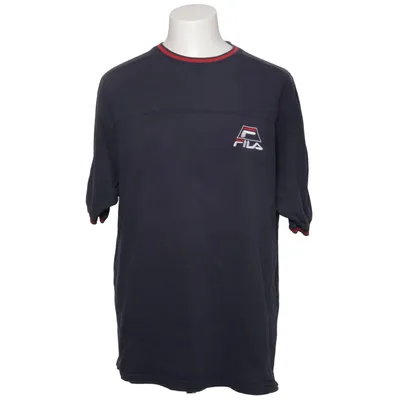 T-shirt (Bleu, Rouge) de Fila Coton