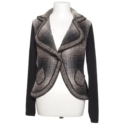 Kavaj (Grå, Svart) från Siste’s Akryl, Alpackaull, Elastan, Polyester