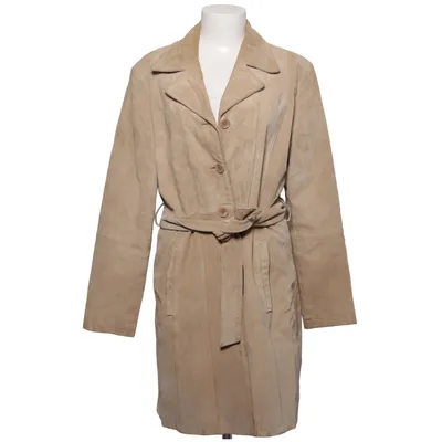 Leather coat (Beige) from Snap Shot Leather