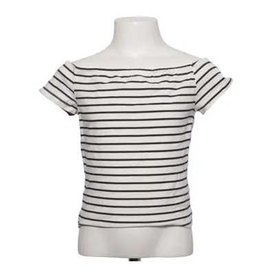 Haut (Blanc, Noir) de H&M Coton, Élasthane