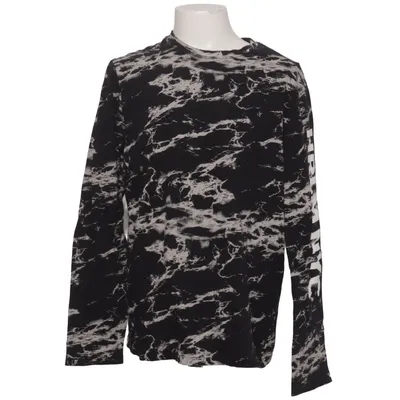 Långärmad t-shirt (Svart, Vit) från Download Bomull