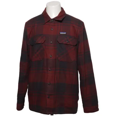 Flannel skjorte (Rød, Grå) fra Patagonia Økologisk bomuld, Genanvendt polyester