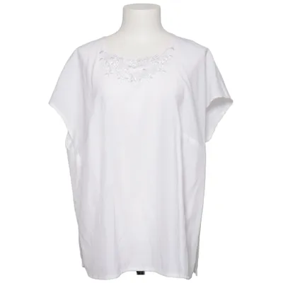 Top (White) from Charmant Polyester, Viscose