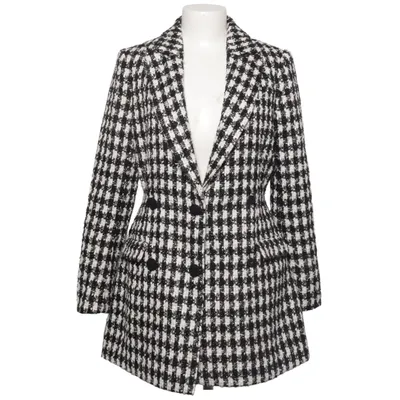 Dress (Black, White) from Self-Portrait Metallic fiber, Polyester, Viscose, Wool