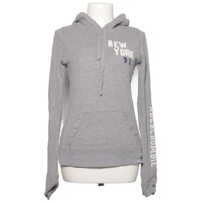 Hættetrøje (Grå) fra Abercrombie & Fitch Bomuld
