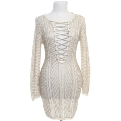 Robe (Beige, Argent) de Wow Couture Polyamide, Viscose