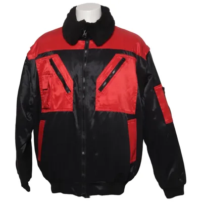 Pilotjacka (Röd, Svart, Grå) från Norway Bomull, Polyester